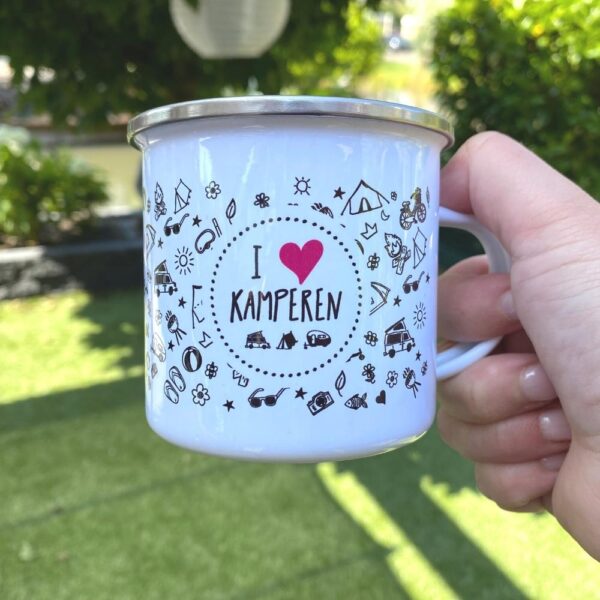 beker I love kamperen