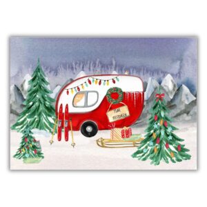 Kerstkaarten kamperen - I Love Kamperen