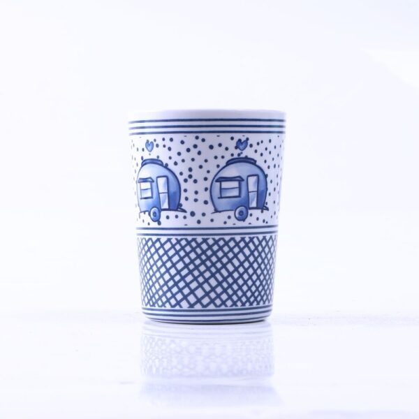 drinkbeker melamine blauw caravan svr