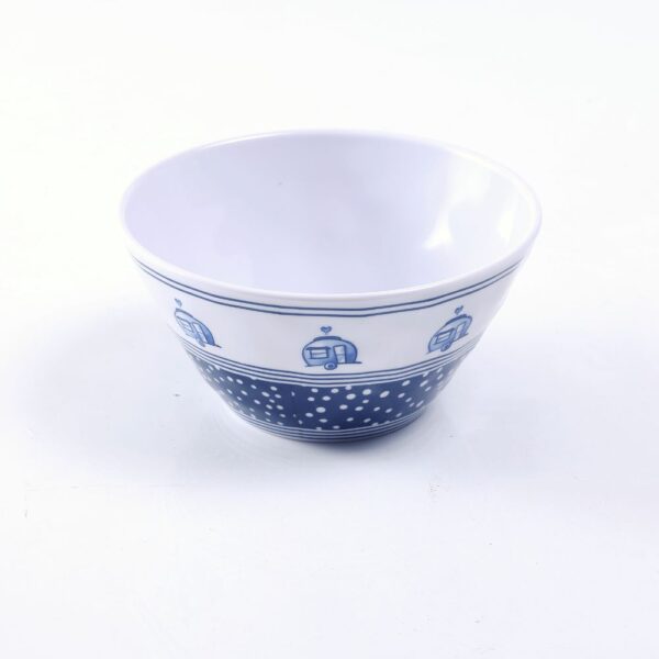 schaaltje melamine caravan blauw svr