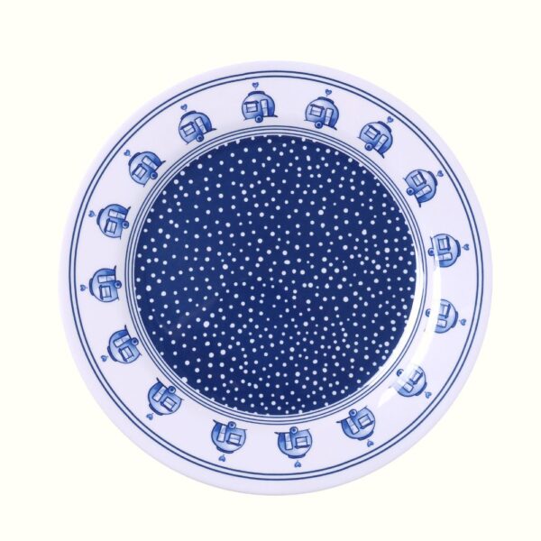 dinerbord melamine svr caravan blauw 28 cm
