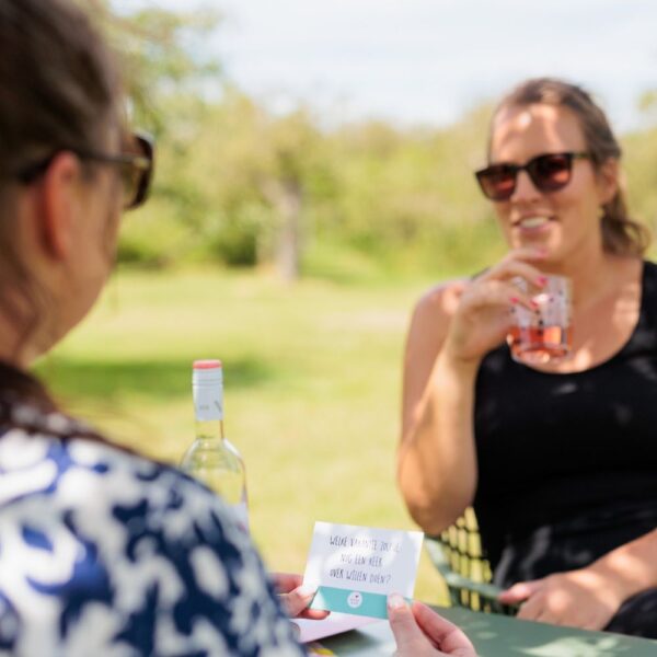 kampeerklets gesprekskaartjes kamperen