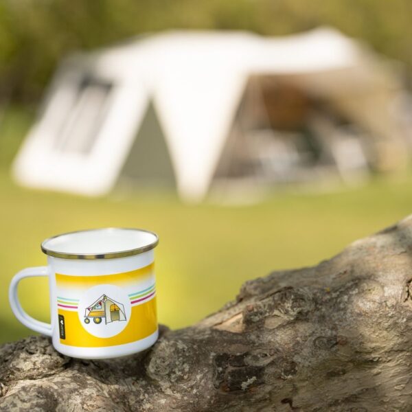 Emaille campingmokken - I Love Kamperen