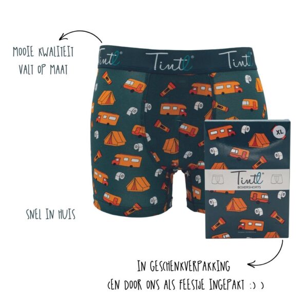 Boxershort camping - I Love Kamperen