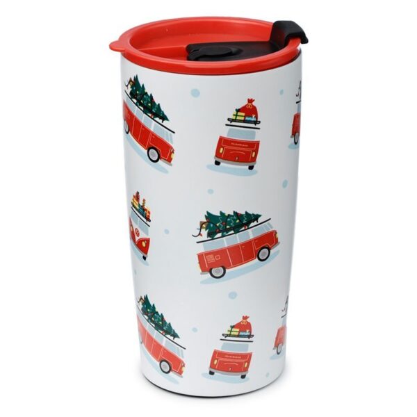 Thermosbeker Volkswagen busje kerst