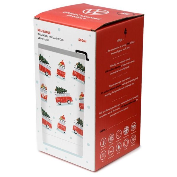 Thermosbeker Volkswagen busje kerst
