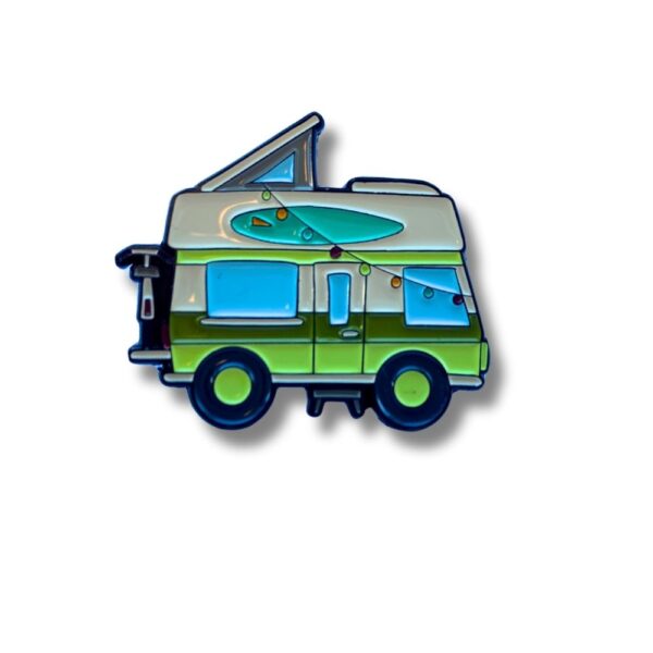 emaille speldje pin camper
