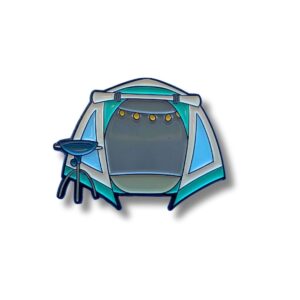 emaille speldje tent