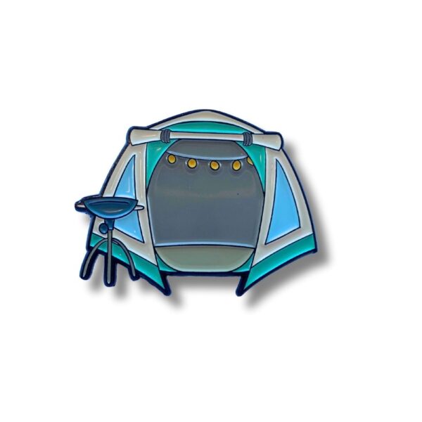 emaille speldje tent