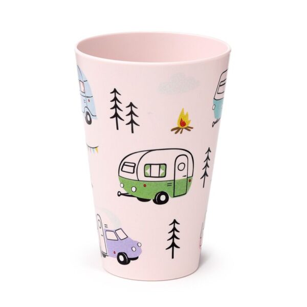 Drinkbeker campingservies gekleurde caravans campers lichtgewicht