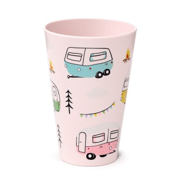 Drinkbeker campingservies gekleurde caravans campers lichtgewicht