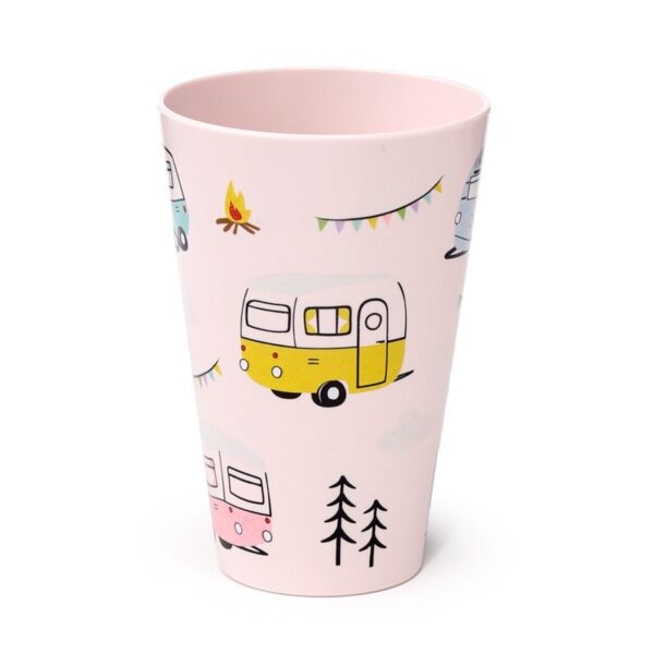 Drinkbeker campingservies gekleurde caravans campers lichtgewicht