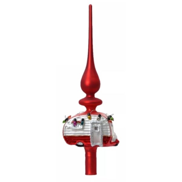 piek caravan kerstboom