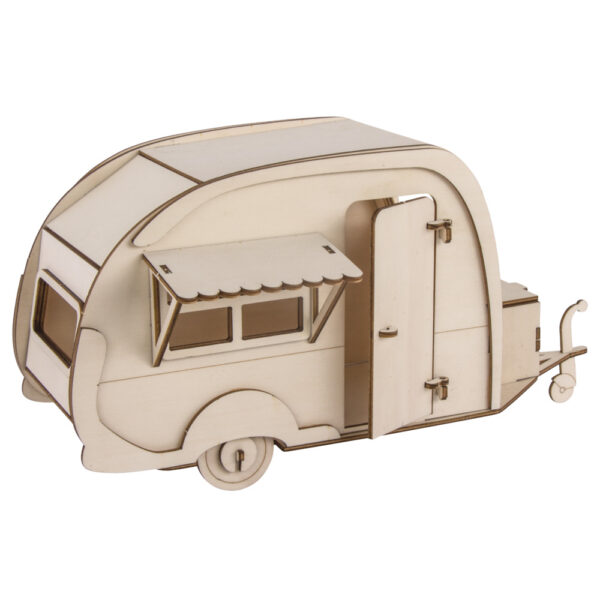 caravan modelbouw hout bouwpakket hobby diy