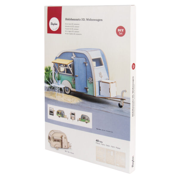 modelbouw caravan 3d